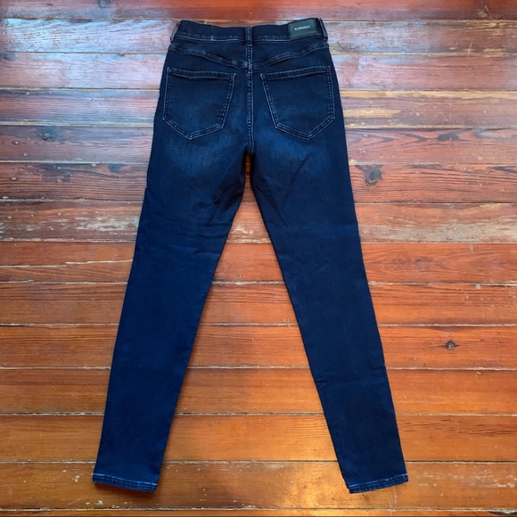 Express Dark Wash High Rise Skinny Jeans - Picture 6 of 10